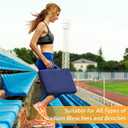 2 Pcs Stadium Seat Cushions Water-Repellent Bleacher Seat Cushions Indoor & Outdoor Seat Cushion for Bleachers Portable Stadium Cushion for Sports Events, Office Chairs, Beaches (Dark Blue)
