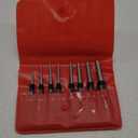 Starrett Drive Pin Punch Set with Knurled Grip and Protective Vinyl Case - 4" Length, 1/16", 3/32", 1/8", 5/32", 3/16", 7/32", 1/4", 5/16" Punch Diameter - S565PC