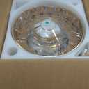 48 Inch Fandelier Ceiling Fan with Light, Chandelier Fan, Retractable Crystal Ceiling Fan Dimmable LED, 3 Color Temperatures, 6 Speeds, for Bedroom & Living Room (9052 Gold)