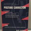 Fit Geno Posture Corrector for Women Invisilite: Invisible Lightweight Back Brace for Neck Shoulder & Upper Back Pain Relief - Improve Posture Correct Hunchback Slouching Under Clothes Large (L (Under Bust 32"- 38"), Beige)