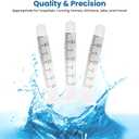 3ml Syringe with Luer Lock Tip, Disposable, Individually Sealed, TKMD, Box of 100, (No Needles Included)