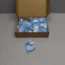 50 Sets Baby Shower Favors Handmade Feet Scented Soap Party Favors for Guests Gifts with Organza Bags and Thanks Tags for Gender Reveal Baptism Shower Wedding Party(Blue)