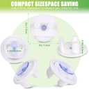 Smile Sponge Sponge Holder and Round Smiley Face Sponge Soap Dispensing Handle, Compatible with Smiley Sponges