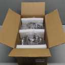 winsmart Hallway Ceiling Light Fixtures 2-Pack, Mini Semi Flush Mount Ceiling Light with Crystal, Small Oil Rubbed Bronze Ceiling Lights for Hallway Bathroom Laundry Room and Kitchen.