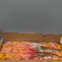 Geegoods 16 Bundles Artificial Fall Flowers Outdoor – Faux Lavender Flowers with Monkey Grass UV Resistant Plastic Faux Plants for Halloween Front Door Porch Patio Yard Balcony Decor, Orange Color