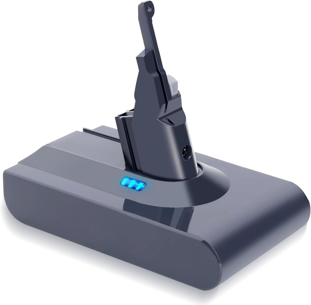 Compatible with Dyson V8 Battery Replacement, Compatible with Dyson V8 Series SV10 V8 Animal V8 Absolute V8 Motorhead - 21.6V 4.5Ah V8 Lithium Vacuum Replacement Battery | 500+ Cycles, 3-LED Indicator