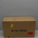 FORUP Set of 2 30 Inch Pre-Lit Pathway Christmas Trees Urn Filler, Outdoor Christmas Tree Decorations for Porch, Driveway, Yard, Garden, with 60 LED Lights, Red Berries, Pine Cones, Red Ball Ornaments