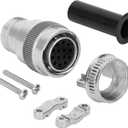 Conn Plug HSG Female 14POS Inline, 14POS Inline Connector with Seamless Connection and Transmission, HSG FMALE 14POS Inline with 14 Positions that Perfect for Your Electronic Needs