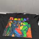 Frogs Resist Portland Frog Protest Vintage Activist Freedom T-Shirt, Extra Large, Black 