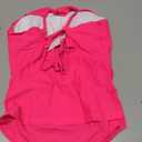Girls Swimsuit Cutout Bathing Suit Two Piece Swimsuits for Teen Girls Tankini Swimwear Set High Waisted 11-15 Years Pink