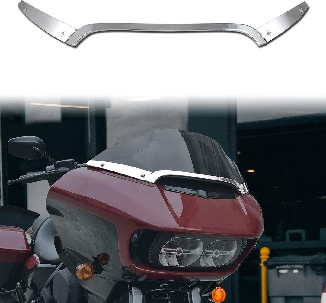 Split Windscreen Trim Kit for Harley Road Glide 15-24, Aluminum Split Windshield Side Trim Center Trim for Harley Touring Road Glide Ultra FLTRU FLTRX Special FLTRXS 2015-2024 Accessories Split Windscreen Trim Kit for Harley Road Glide 15-24, Aluminum Split Windshield Side Trim Center Trim for Harley Touring Road Glide Ultra FLTRU FLTRX Special FLTRXS 2015-2024 Accessories