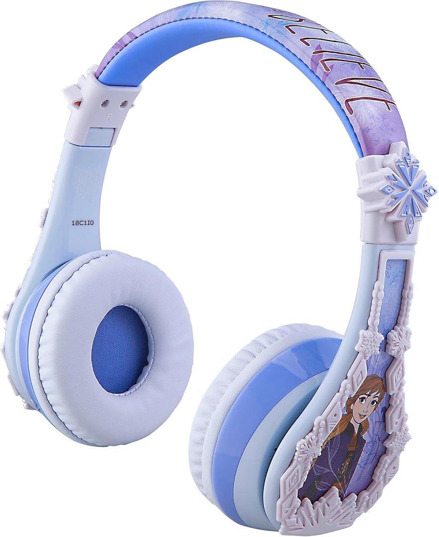 Frozen Kids Volume Limiting Bluetooth Headphones with Microphone