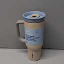 Owala Travel Tumbler SS 40oz Beige Blue Bottle