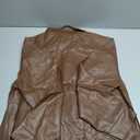 Trendy Queen Womens Leather Jacket, Oversized Going Out & Everyday Statement Piece, Bomber Jacktes Moto Coat, Size: XL