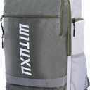 Pickleball Backpack, 3+Paddle Capacity, Pickleball-specific Shockproof Thermal Pockets, Waterproof Shoe Compartment, Wet Dry Separation, Fence Hook, Fits Standard/Extended Paddles