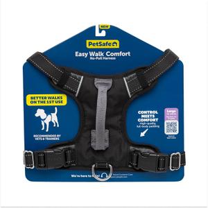 PetSafe Easy Walk Comfort No-Pull Dog Harness Full-Body Padding - Better Walks on the First Use - 5 Points of Adjustment Large, Black