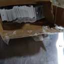 LazBlinds 2 Inch Faux Wood Blinds with Crown Valance, Cordless Blinds for Windows, Room Darkening Horizontal Window Blinds, 20" W x 73" H, White with Wood Grain