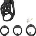 Tiny Fitness Protective Cage Equipment - Flip-top Design and 3 Sizes of carabiners (41/46/51mm)-UShlZ32 (Black, Short)