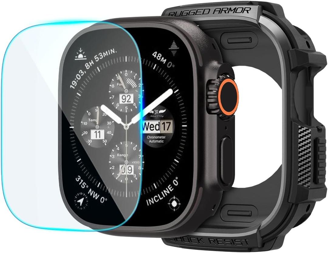 Spigen for Apple Watch Ultra 3/2/1 49mm Case with Screen Protector