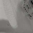 VASAGLE Bar Table Set of 2, Round Cocktail Tables with Multi-Colored Lights and Glass Tops, Large Steel Base, 41.3 Inches Tall Pub Tables for Kitchen, Bistro, Parties, Cloud White and Ink Black