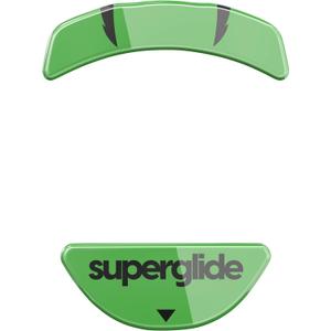 Superglide - Fastest and Smoothest Mouse Feet/Skates Made with Ultra Strong Flawless Glass Super Fast Smooth and Durable Sole for Razer Orochi V2 [Green]