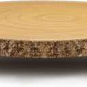 KOUROU Cake Stand Natural Wood Cake Stand with Legs, 11.5-13 Inches Dessert Accessories Cake Rustic StandCentral Decoration for Festival Party/Baby Party/Wedding/Birthday/Natural Simple Parties