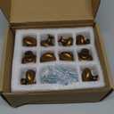 khtumeware 20 Pack Drawer Pulls Antique Cabinet Cup Pulls Kitchen Hardware Cabinet Handles Drawer Handles Knobs. (20 Pack, knob, Antique Brass) (Knob 1-1/4")