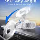 BEBEAR Car Phone Holder for Magsafe [78+LBS Hyper Suction & 4400gf Strongest Magnetic] 360Adjustable Car Phone Mount, Phone Holders for Car/Gym/Mirror for iPhone 16 Pro Max & Android - White