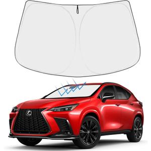 Proadsy Windshield Sunshade for 2022-2025 2026 Lexus NX NX250 NX350 NX350h NX450h+, Block Sun & UV Car Protector, Foldable Front Window Sun Shade Keep Car Cooler