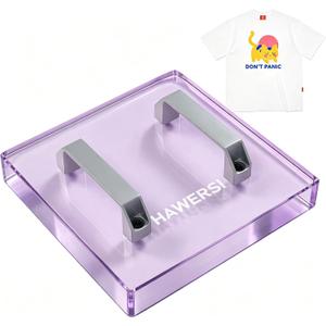 HTV Cooling Block for T Shirt,Portable Heat Press Cooing Tool Without Moving,10" x 10"-Cooling Fast & Distribute Heat Evenly,Accessories for Sublimation,Iron on Vinyl,DTF Film,Heat Transfer Projects