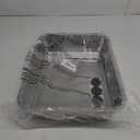 Stainless Steel Cat Litter Box - Litter Box for Cats - Easy to Clean, Never Absorbs Odor, Stains, or Rusts - Silver (17.7" L x 13.5" W x 4" H)