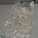 WLHOPE Melting Record Neon Signs for Wall Decor LED Lights Decorations for Live Music Studio Beer Bar, Light Sign Suitable for Dormitory Man Cave