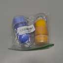 Ubbi Sunsqueeze Sunscreen Applicator, Refillable Roll On, Soft Silicone Bristles for Babies and Toddlers, Easy to Clean, Dishwasher Safe, Holds 3.38 Fluid Oz, Blue & Yellow 2 Pack