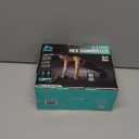 RBX Vinyl Coated Hand Weight Dumbbell Set (3lbs Each) - Hex Shaped, Roll Free for Body Building/ Sculpting/ Strength Training Exercise, Cement Filled, (Set of 2)