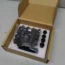 Acorn M12x1.5 Black Spline Lug Nuts - Set of 20, 1.38" Long, Fit for Honda Accord, CRV, Civic