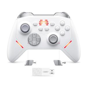 BEITONG KP20 Wireless Gaming Controller with TMR Joysitck, Hall Effect Linear Triggers, Enhanced Mechanical Keys, 3 Programmable Keys,1000Hz Polling Rate, Vibration Feedback for PC, Switch, Android