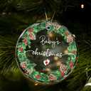 2 x Baby's First Christmas Ornament Gifts for New Parents, 2025 New Baby Ornaments for Christmas Tree, Acrylic