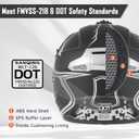 SanQing Youth Kids Motorcycle ATV Full Face Helmet DOT Approved | Ages 8-16 Dirt Bike Helmet for Motocross Off-Road 4-Wheeler UTV BMX Go Kart with Gloves, Goggles,Mask, Quick-Release Buckle