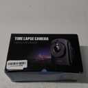 Time Lapse Camera - Timelapse Camera with Infrared Positioning & LED Light, 180 Days Shooting, 1080P AVI Videos & Photos for Outdoor Construction, Cooking, Plant Growth, Landscape(64GB)