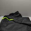 Stackable Patio Chair Cover - 600D High Back Outdoor Chair Cover Waterproof & Heavy Duty, 1 Pack Lawn Furniture Stacking Seat Cover for 4-6 Outdoor Stackable Dining Chairs - 28 x 36 x 47 Inch (Black)