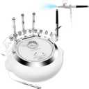 Updated 3 in 1 Microdermabrasion Machine, Professional 65-68cmhg Vacuum Suction Power Facial Clean Diamond Machine for Home Use, Beauty Star Salon Eeffect Skin Care Equipment with Vacuum & Spray Gun