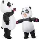 Spooktacular Creations Halloween Inflatable Costume, Full Body Panda Air Blow Up Outfit, Inflatable Suit for Themed Parties (Kid)