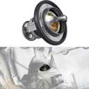 Coolant Thermostat for Honda 19301-PAA-306 19301-PLC-315, High Performance Automotive Replacement Engine Thermostat w/Gasket Compatible with Honda Civic CRV Odyssey CRZ Insight