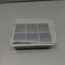 Silicone Ice Cube Trays Pack of 1 - Large Size Silicone Ice Cube Molds with Leak Proof Removable Lid Square Ice Cube Tray And BPA Free for Cocktail,Whiskey, Stackable Flexible Ice (Green)