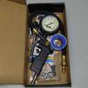 GERCHWAY Tire Inflator with Pressure Gauge  Large Glow Dial, Swivel Air Chuck with Gauge and Air Compressor Accessories  100 PSI