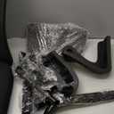 Ergonomic Office Chair - X-Shaped Computer Desk Chair Comfy, Gaming Chair, Office Chair with Lumbar Support, Mesh Office Chairs with Headrests, Desk Chair for Long Hours (Black Silver)