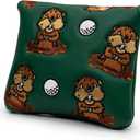 Barudan Golf Groundhog Golf Driver Head Cover Headcover 3 Wood Cover Hybrid Headcover Putter Head Cover -Fairway Rescue Wood Head Cover fits for Cobra, Taylormade, Ping