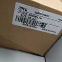 IDIFU IN2 Women's Chelsea Boots Platform Low Block Chunky Heeled Ankle Boots Round Toe Lug Sole Slip On Dress Boots Fall Work Dressy Comfortable Fashion Casual Short Booties Shoes (7.5, Brown Pu)