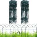 PROWORX 1 Roll Green Garden Fence Border, 14 in x 40 ft Metal Folding Fence Wire Roll Garden Border Edging, Garden Fence Roll Flower Bed Fencing for Outdoor Yard 1 Roll