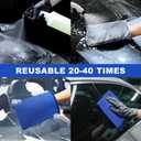 Clay Mitt Auto Detailing 2 Pack, Fine Grade Microfiber Car Clay Bar Mitt, DIY Detail Tool & Kit Car Detailing Alternative (Blue)